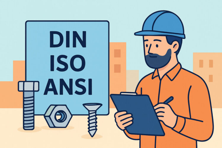Kiinnikkeiden mittajärjestelmät – DIN, ISO ja ANSI